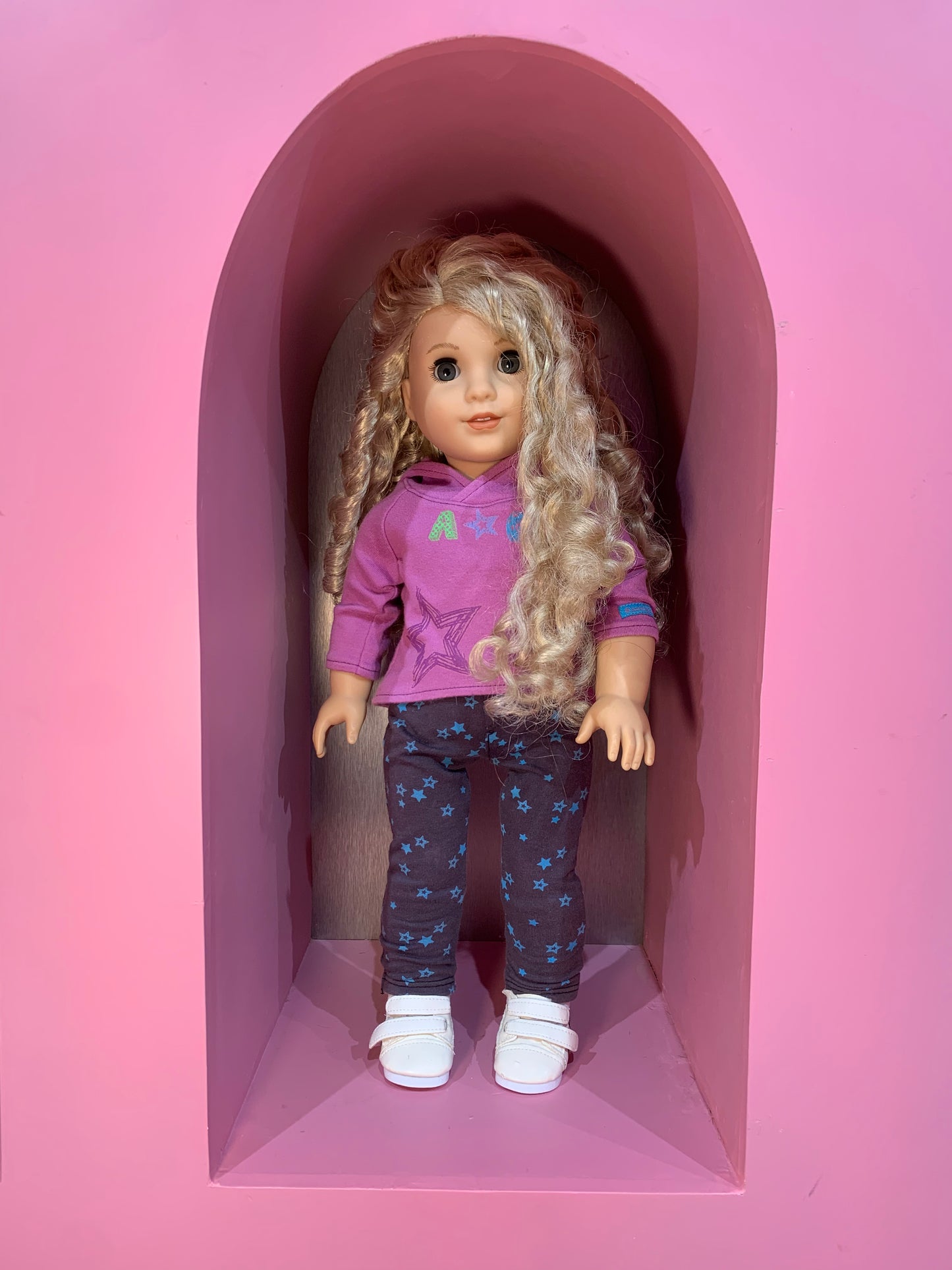 Muñeca American Girl Truly Me rubia rizada larga – 18” | Pre-Loved