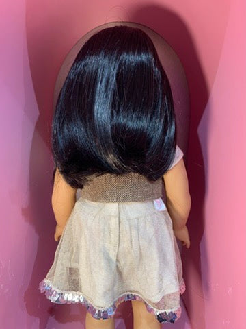 Muñeca American Girl Truly Me cabello negro lacio – 18” | Pre-Loved