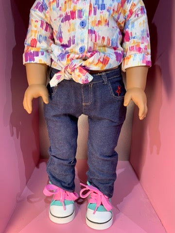 American Girl Truly Me Doll – Long Dark Hair | 18” Pre-Loved