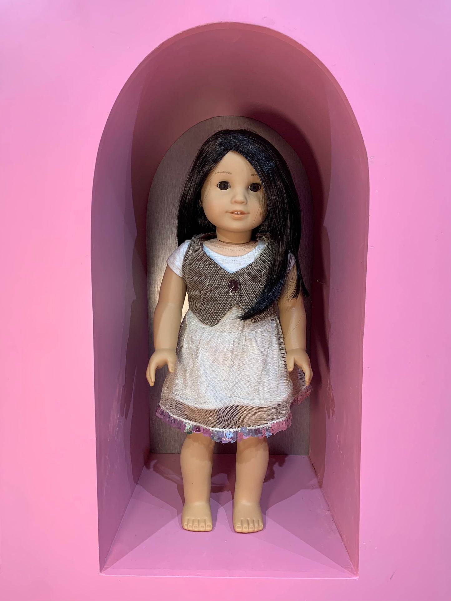 Muñeca American Girl Truly Me cabello negro lacio – 18” | Pre-Loved