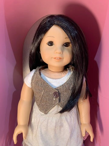 Muñeca American Girl Truly Me cabello negro lacio – 18” | Pre-Loved