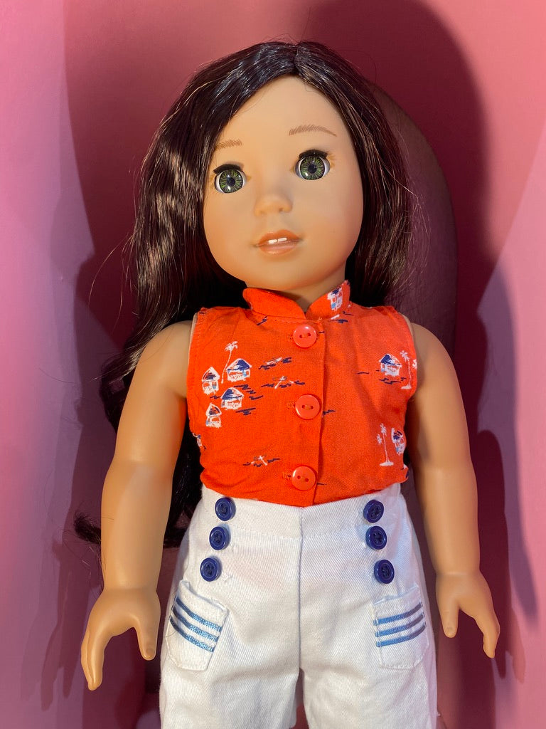 American Girl Truly Me Doll – Brunette, Hazel Eyes | 18” Pre-Loved